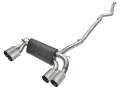 Picture of aFe 16-18 BMW M2 L6-3-0L MACH Force-Xp 3in to 2-5in 304 SS Cat-Back Exhaust System-Quad Polish Tips