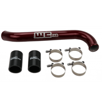 Picture of Wehrli 17-19 Chevrolet 6-6L L5P Duramax Upper Coolant Pipe - Sparkle Granny Smith