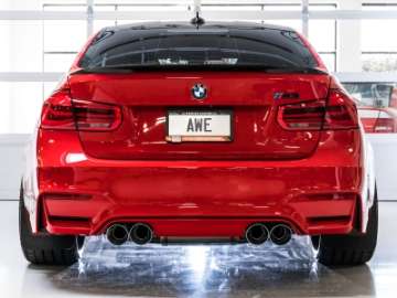 Picture of AWE Tuning BMW F8X M3-M4 SwitchPath Catback Exhaust - Diamond Black Tips