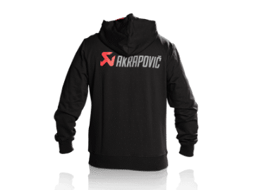 Picture of Akrapovic Mens Akrapovic Logo Black Hoodie - S