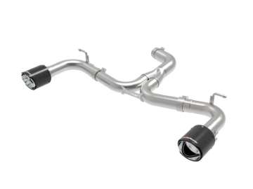 Picture of aFe 18-20 VW GTI MK7-5 2-0L MACH Force-Xp 3in to 2-5in 304 SS Axle-Back Exhaust System- Carb- Tips