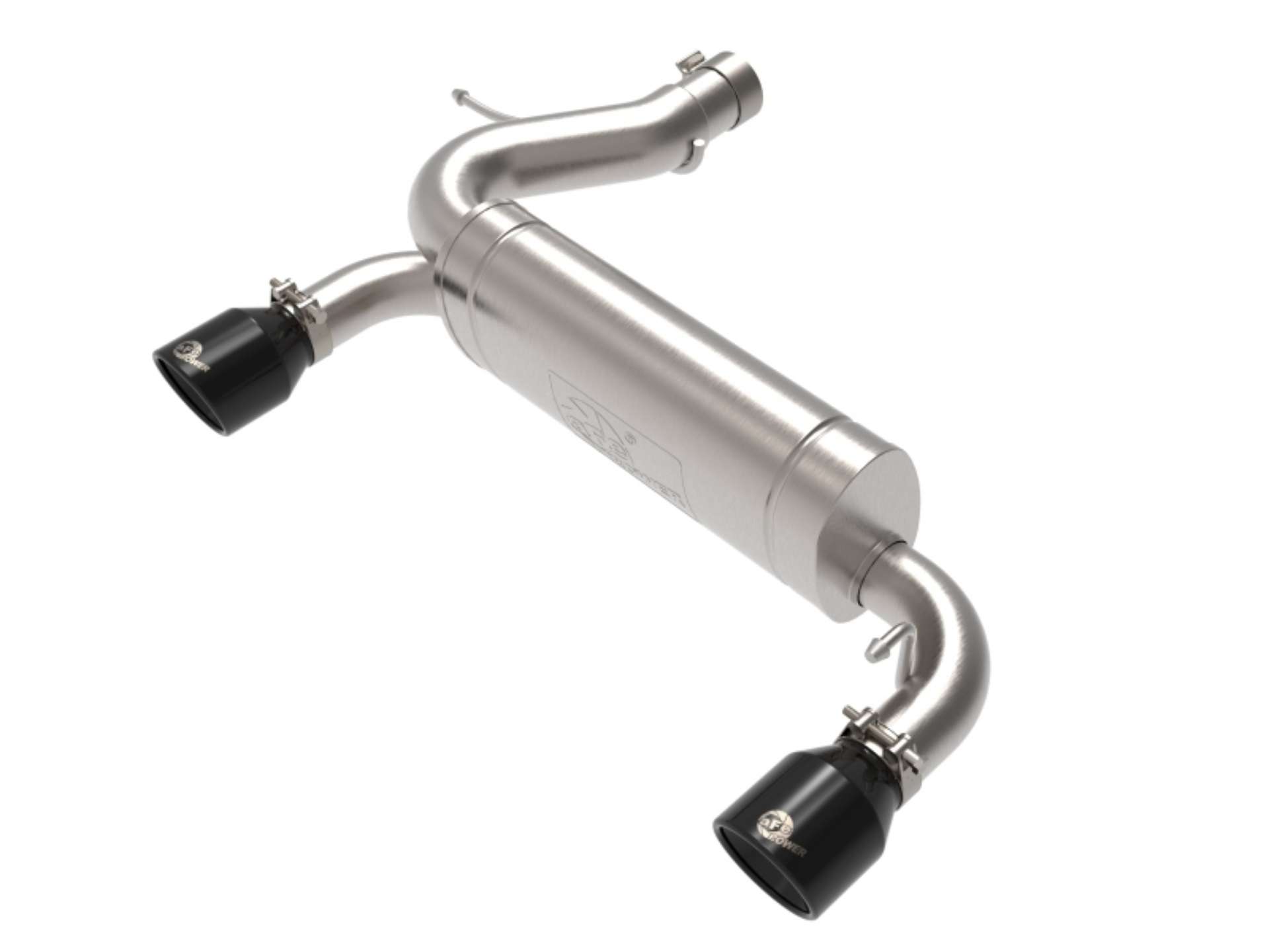 Picture of aFe Vulcan 3in 304 SS Axle-Back Exhaust 2021 Ford Bronco L4-2-3L t-V6-2-7L tt w- Black Tips