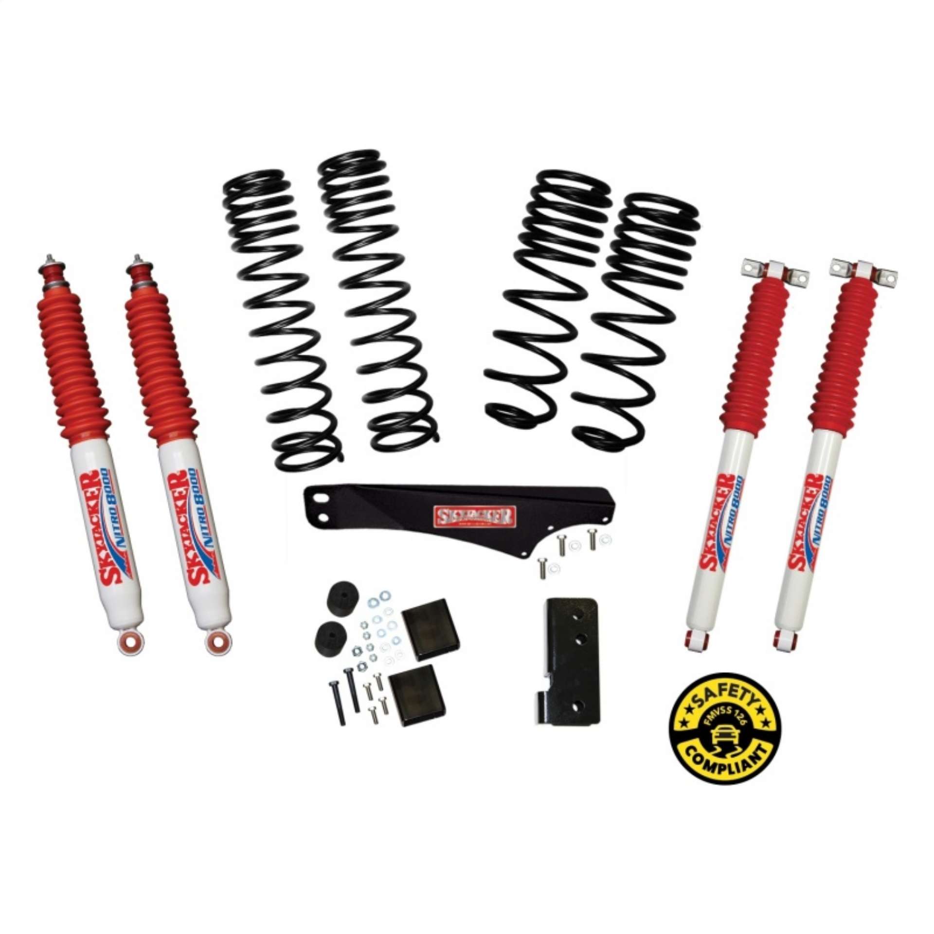 Picture of Skyjacker Jeep Wrangler JK 2-2-5in Dual Rate Long Travel Suspension Lift Kit