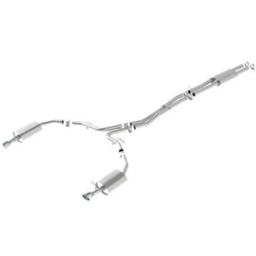 Picture of Ford Racing 10-17 Taurus Sho Cat-Back Touring Exhaust System - Chrome Tips