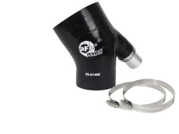 Picture of aFe MagnumFORCE Coupling Kit 3in ID x 2-14in x 35deg Elbow Reducing Coupler w- Vent - Black