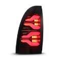 Picture of AlphaRex 05-15 Toyota Tacoma LUXX LED Taillights Blk-Red w-Activ Light-Seq Signal