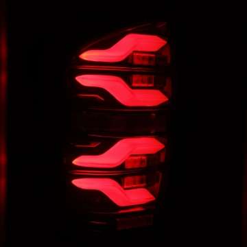 Picture of AlphaRex 16-21 Toyota Tacoma LUXX LED Taillights Blk-Red w-Activ Light-Seq Signal