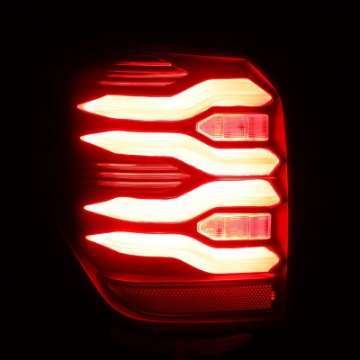 Picture of AlphaRex 10-21 Toyota 4Runner LUXX LED Taillights Blk-Red w-Activ Light-Seq Signal