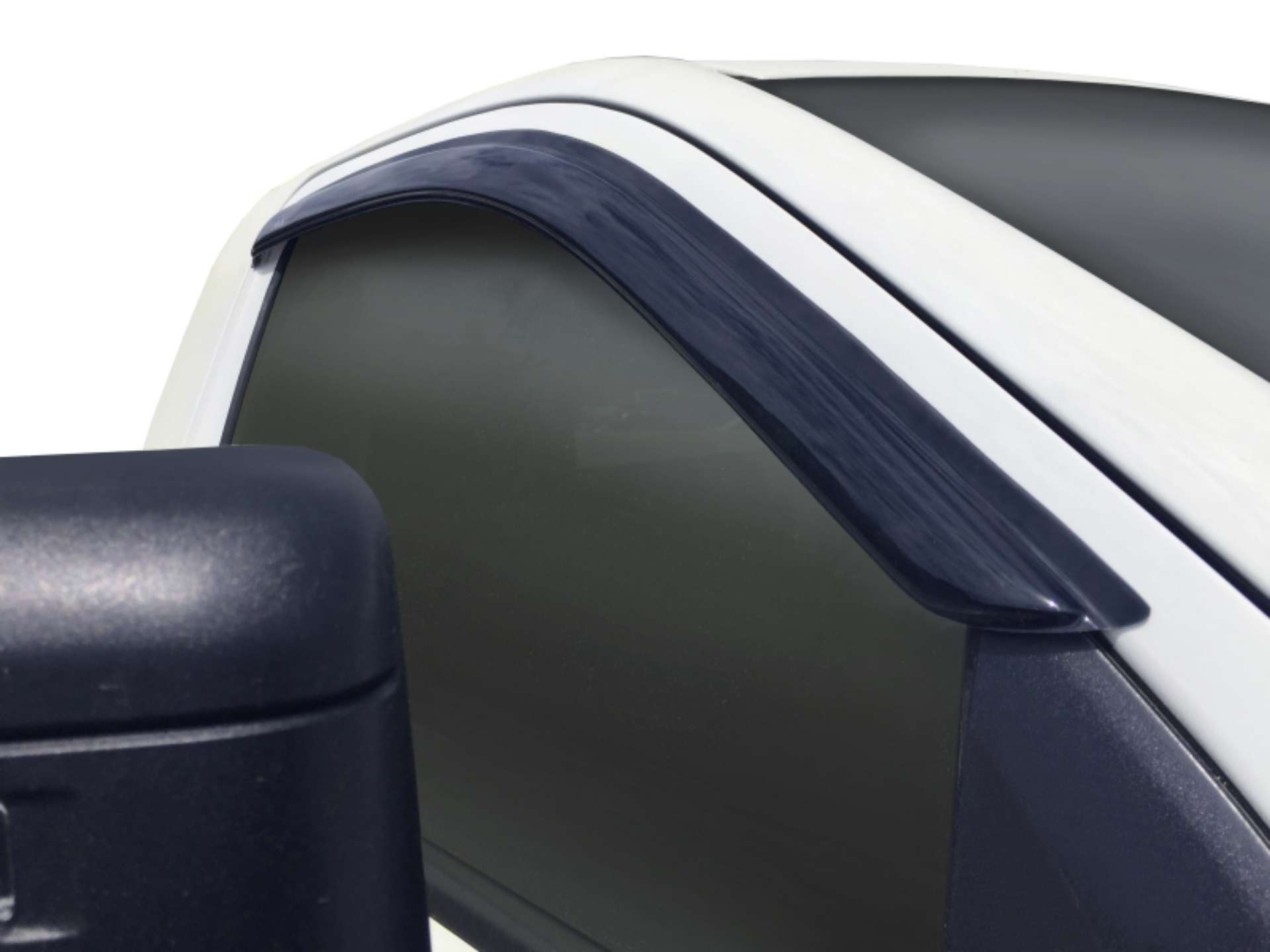 Picture of AVS 20-21 GM Silverado-Sierra 2500-3500HD Standard Cab Ventvisor Window Deflectors 2pc - Smoke