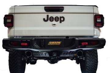 Picture of Gibson 2021+ Ford Bronco 4-DR 2-7L 4WD 2-5in Black Elite Cat-Back Dual Split Exhaust - Stainless