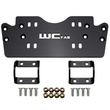 Picture of Wehrli 2019+ Honda Talon X-R Winch Mount Plate Kit - WCFab Front Bumper