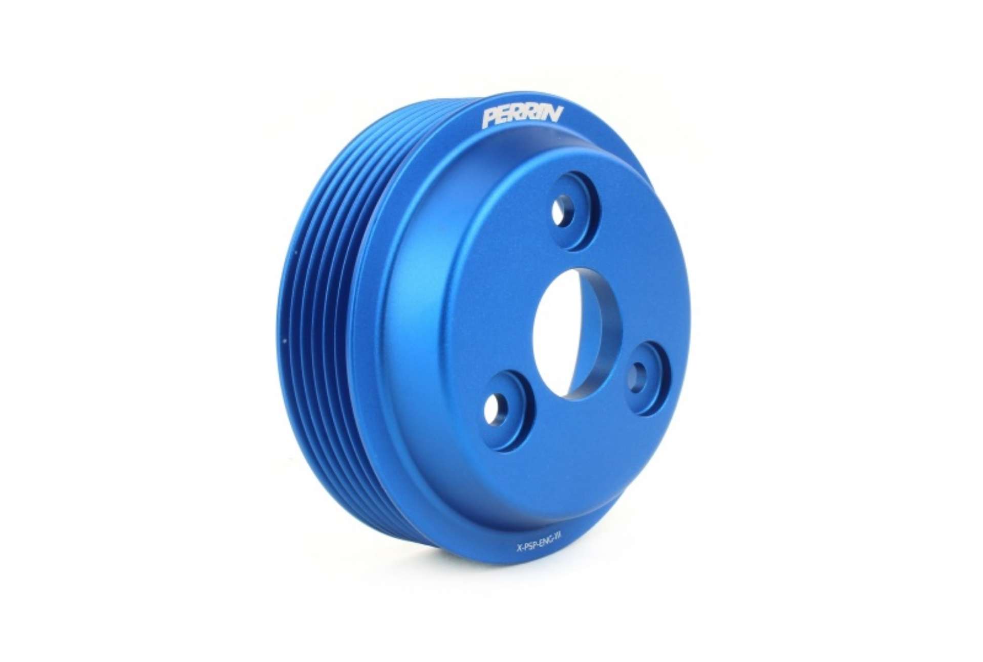 Picture of Perrin 15-21 Subaru WRX Lightweight Water Pump Pulley - Blue