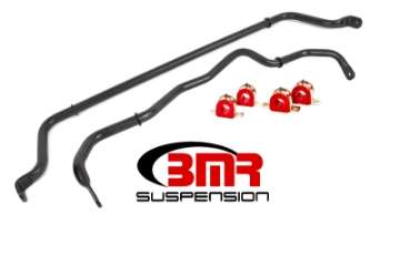 Picture of BMR 16-20 6th Gen Camaro Front & Rear Sway Bar Kit w- Bushings - Black Hammertone