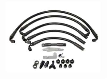 Picture of Torque Solution PTFE Fuel Line Kit for for -6 Aeromotive FPR - Subaru WRX STI 08-21 - WRX 08-14