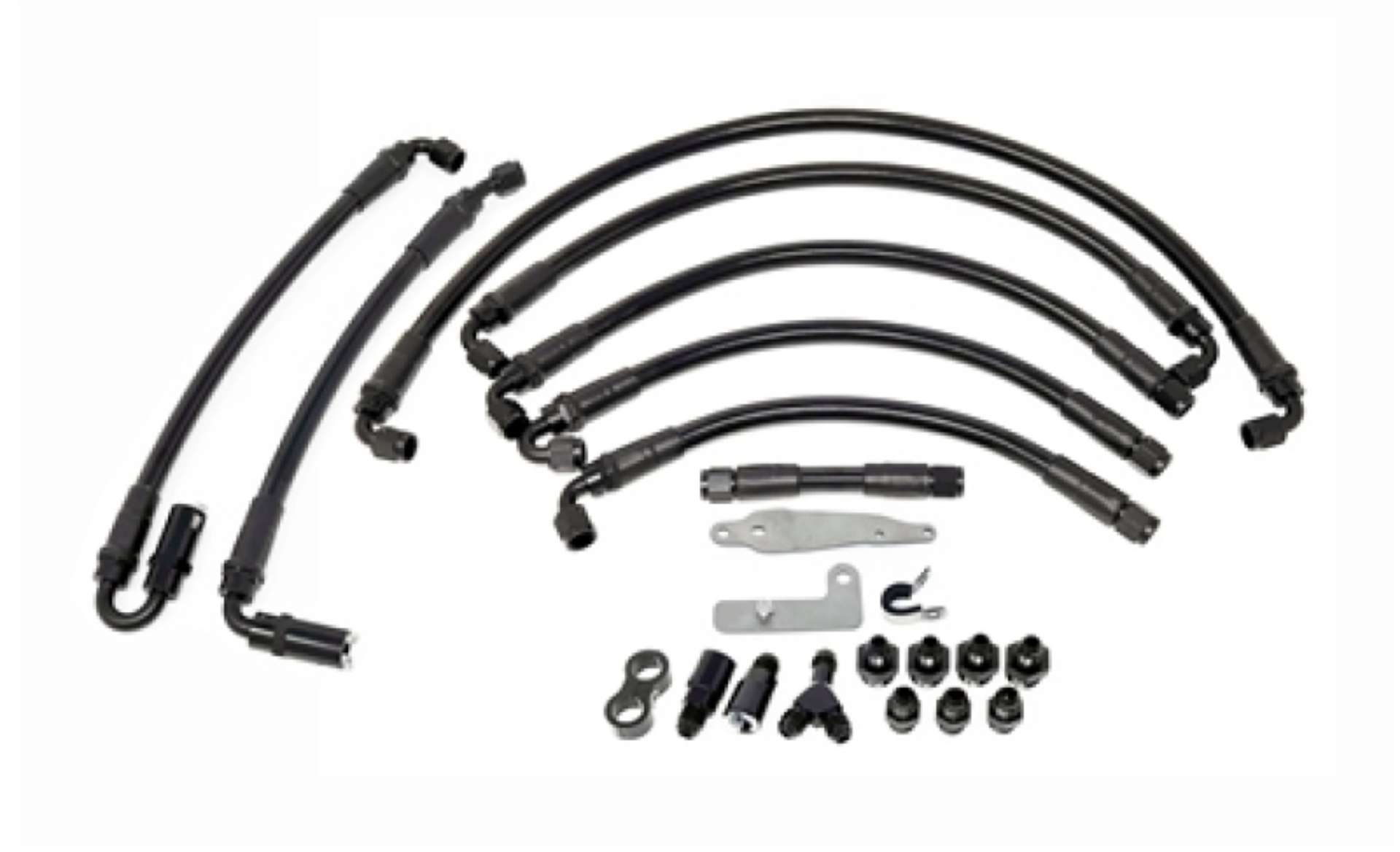 Picture of Torque Solution PTFE Fuel Line Kit w- Flex Fuel - Subaru WRX STI 08-21 - WRX 08-14