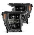 Picture of AlphaRex 21-22 Ford F150 Luxx-Series Projector Headlights Alpha-Black w-Activ Light-Seq Signal