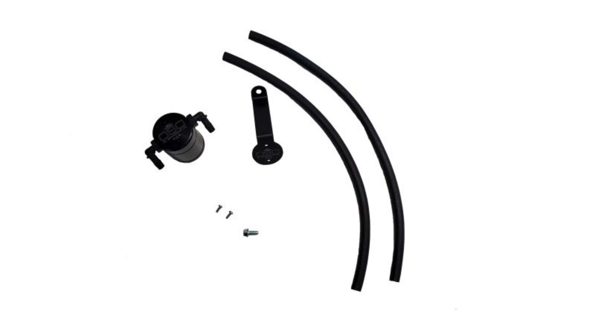 Picture of J&amp;L 19-24 Ford-Lincoln SUV &amp; Trucks w 2-0 EcoBoost Driver Side Oil Separator 3-0 - Black Ano