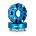 Picture of Mishimoto Borne Off-Road Wheel Spacers - 5x127 - 71-6 - 30mm - M14 - Blue