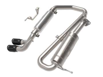 Picture of aFe 18-21 Suzuki Jimny Takeda 2-1-4in- 304 SS Cat-Back Exhaust w- Blk Tip