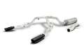 Picture of Gibson 21-22 Chevy Tahoe High Country 6-2L 4WD 2-5in Cat-Back Dual Split T409 SS Exhaust - Black