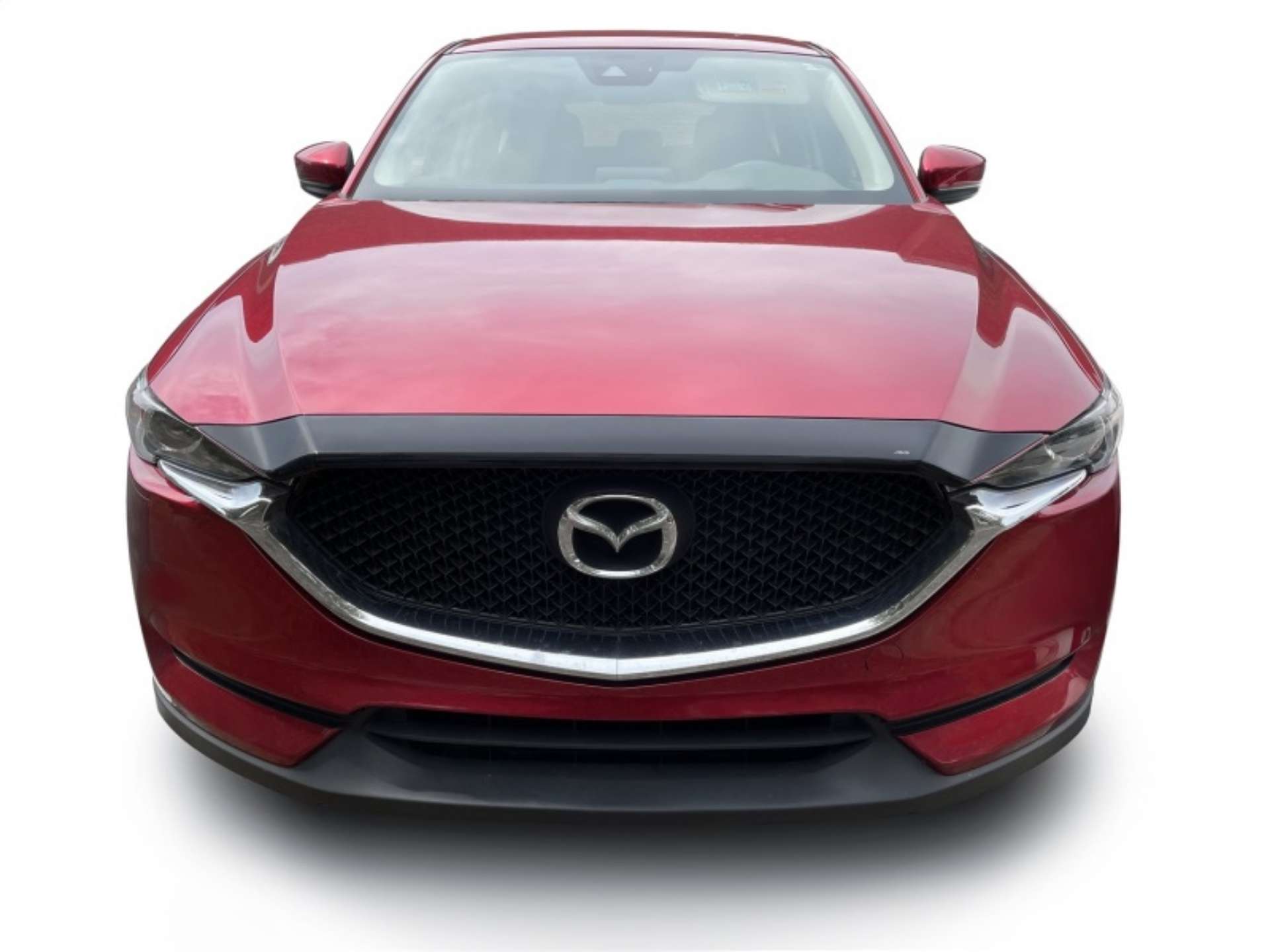 Picture of AVS 19-22 Mazda 3 Hatchback Aeroskin Low Profile Hood Shield - Smoke