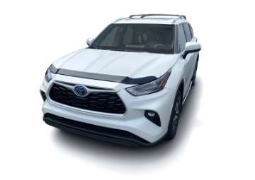 Picture of AVS 20-22 Toyota Highlander Aeroskin Low Profile Hood Shield - Smoke