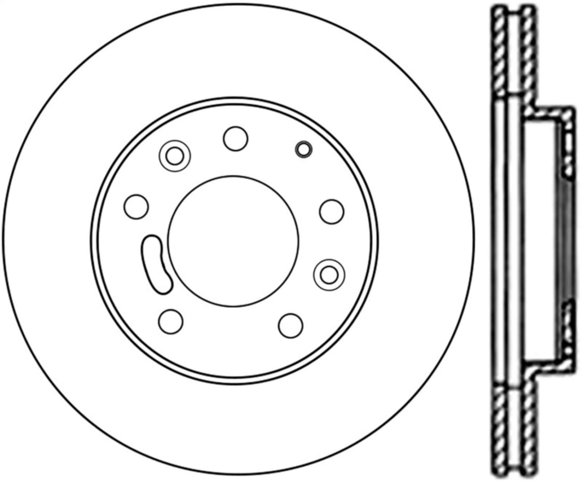 Picture of Centric Mazda Premium Brake CryoStop Rotor