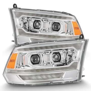 Picture of AlphaRex 09-18 Ram 1500 PRO-Series Proj Headlights Chrome w- Sequential Signal and Top-Middle DRL