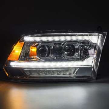 Picture of AlphaRex 09-18 Ram 1500 PRO-Series Proj Headlights Chrome w- Sequential Signal and Top-Middle DRL