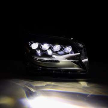 Picture of AlphaRex 14-19 Lexus GX460 Non-AFS NOVA LED Proj Headlights Alpha Black w-Activ Light-Seq Signal