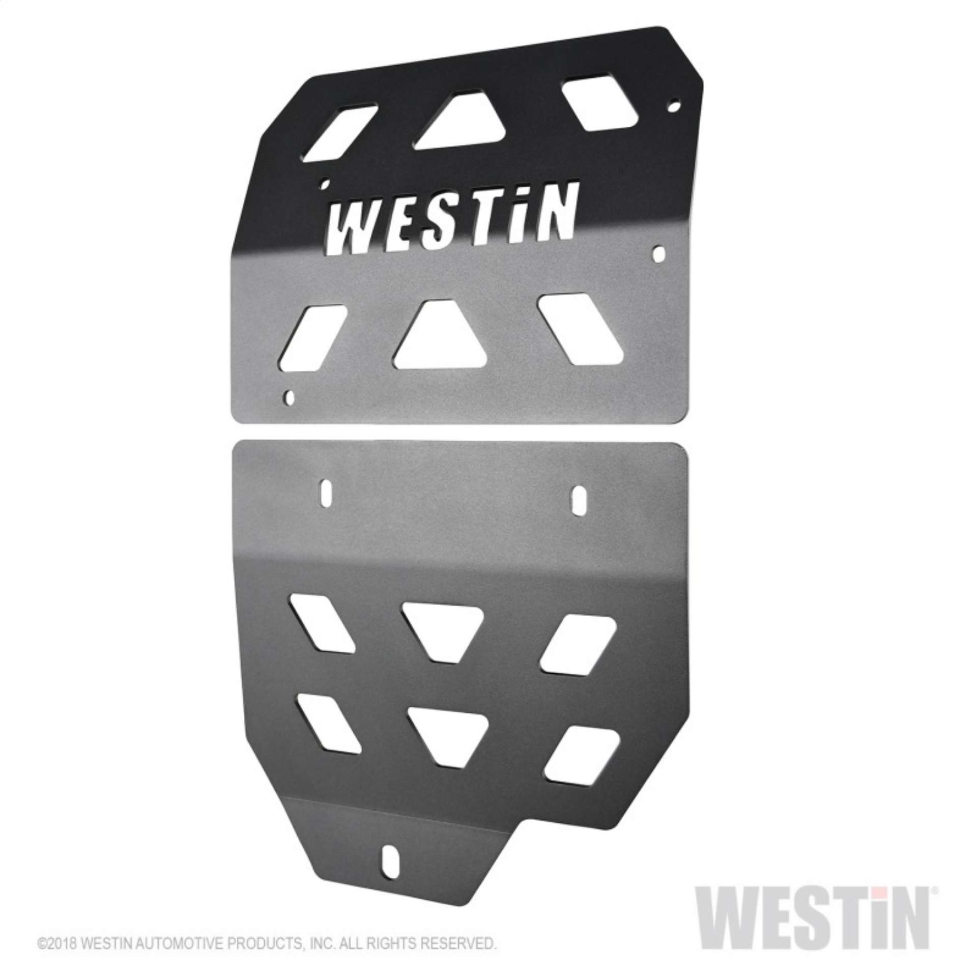 Picture of Westin 18-22 Jeep Wrangler JL Transmission Pan Skid Plate