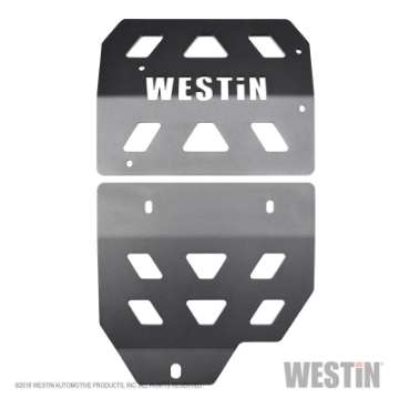 Picture of Westin 18-22 Jeep Wrangler JL Transmission Pan Skid Plate