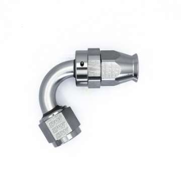 Picture of DeatschWerks 8AN Female Flare Swivel 120-degree Hose End - PTFE