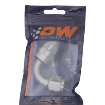 Picture of DeatschWerks 8AN Female Flare Swivel 120-degree Hose End - PTFE