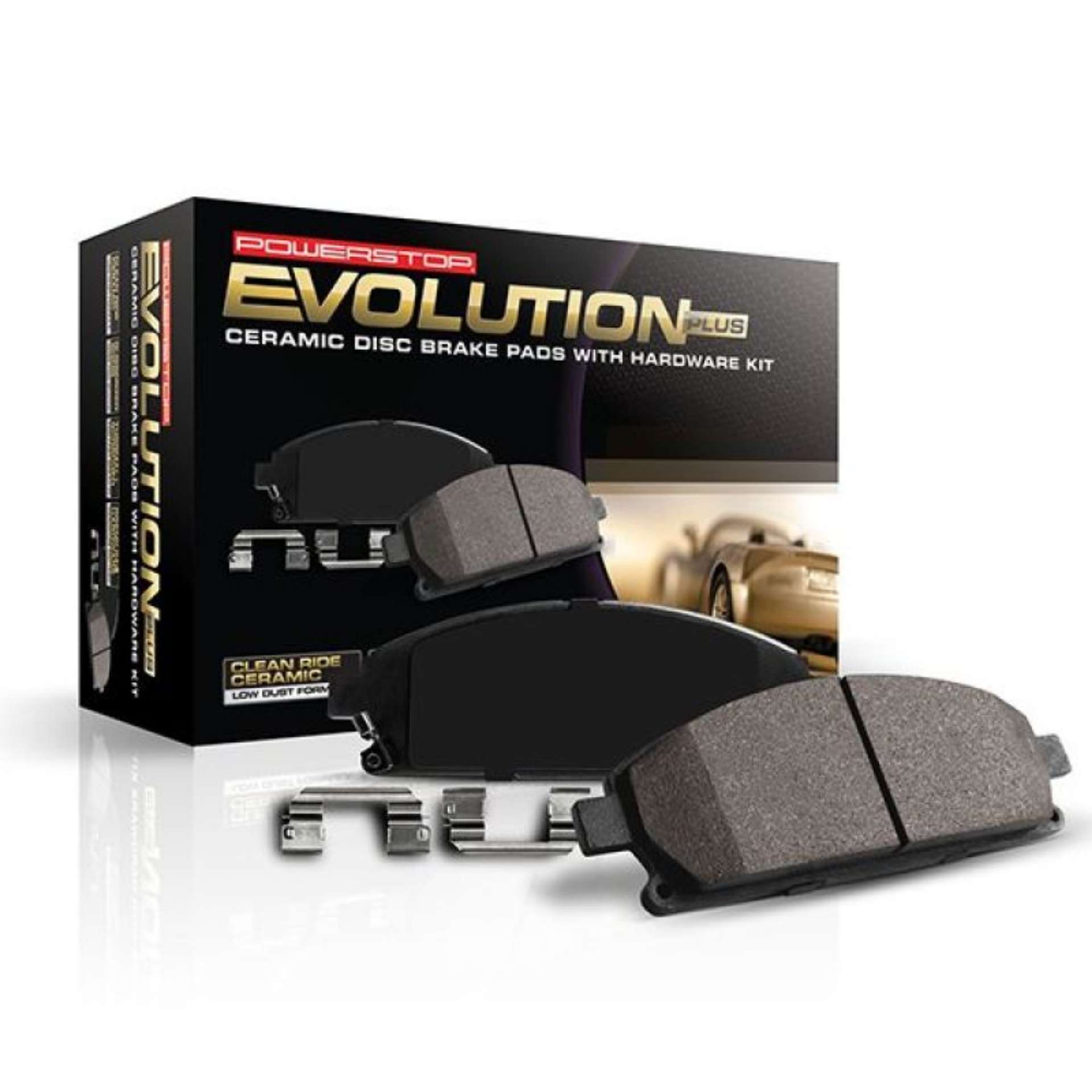 Picture of Power Stop 98-03 Toyota Sienna Front Z17 Evo Ceramic Brake Pads w-Hardware