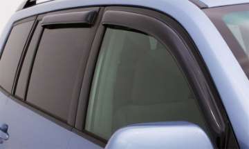 Picture of AVS 17-22 Nissan Kicks Ventvisor Outside Mount Window Deflectors 4pc - Smoke