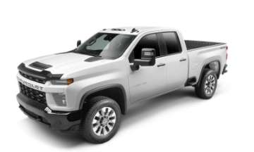 Picture of AVS 20-22 Chevrolet Silverado 2500 HD Aeroskin Low Profile Hood Shield - Matte Black