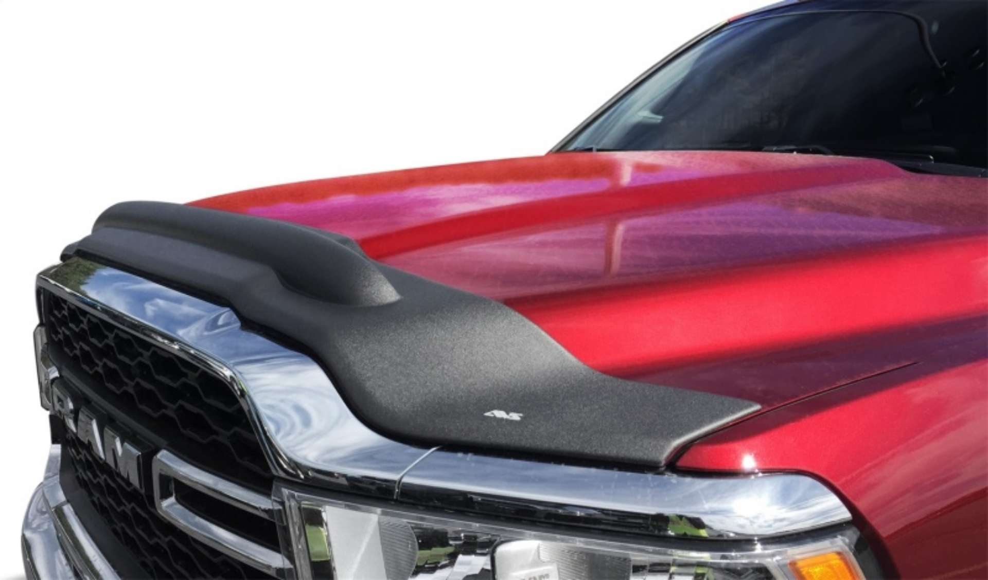 Picture of AVS 19-22 Dodge RAM 2500 Aeroskin II Low Profile Hood Shield - Textured Black