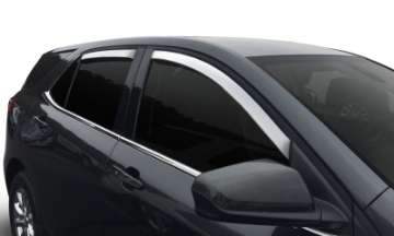 Picture of AVS 09-14 Ford Explorer Ventvisor Outside Mount Window Deflectors 4pc - Chrome