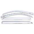 Picture of AVS 09-14 Ford Explorer Ventvisor Outside Mount Window Deflectors 4pc - Chrome