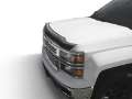 Picture of AVS 14-15 Chevy Silverado 1500 Aeroskin Low Profile Hood Shield w- Lights - Black