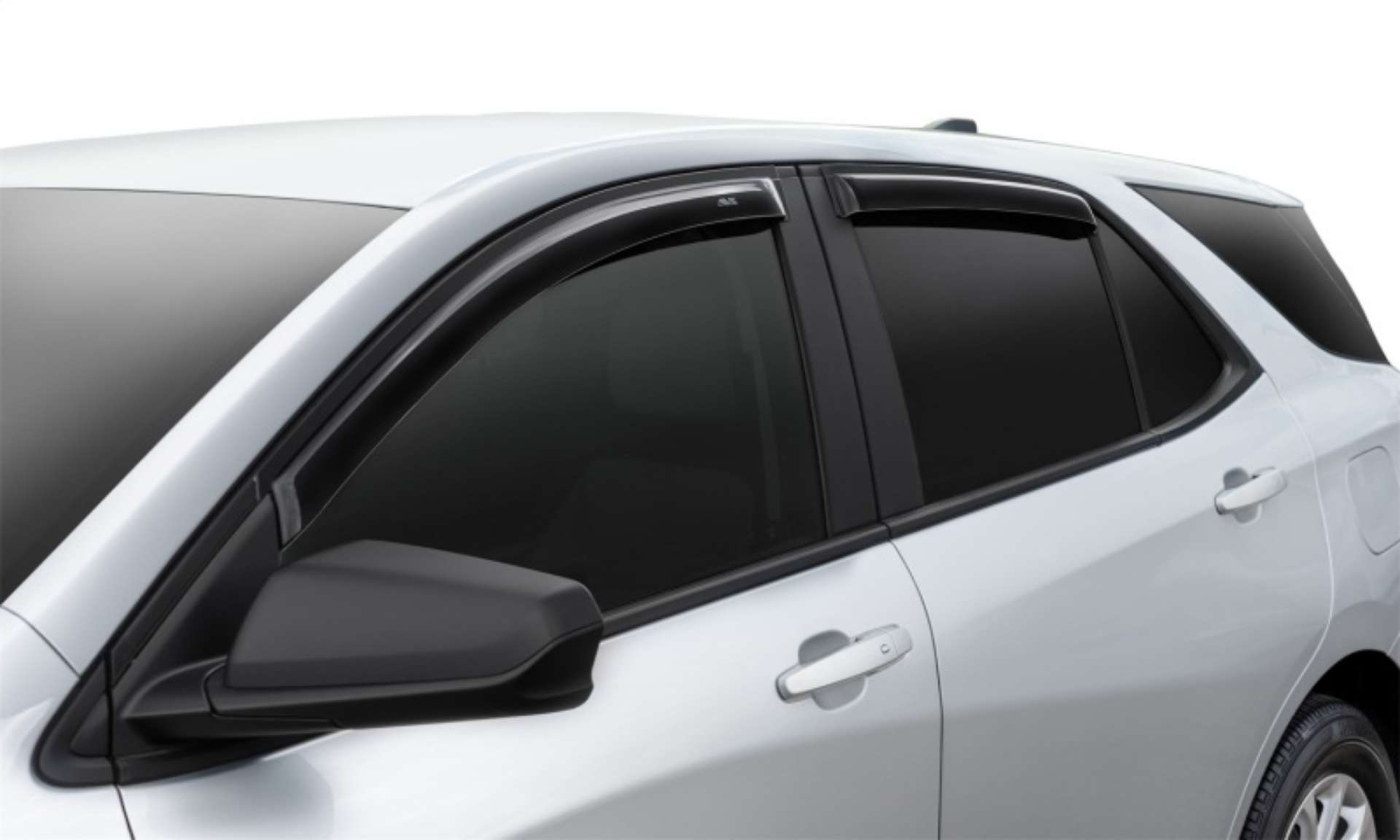 Picture of AVS 21-23 Jeep Grand Cherokee L Ventvisor Front & Rear Window Deflectors 4pc - Smoke