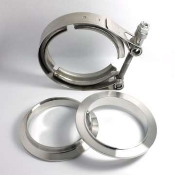 Picture of Stainless Bros 1-75in 304SS V-Band Assembly - 2 Flanges-1 Clamp