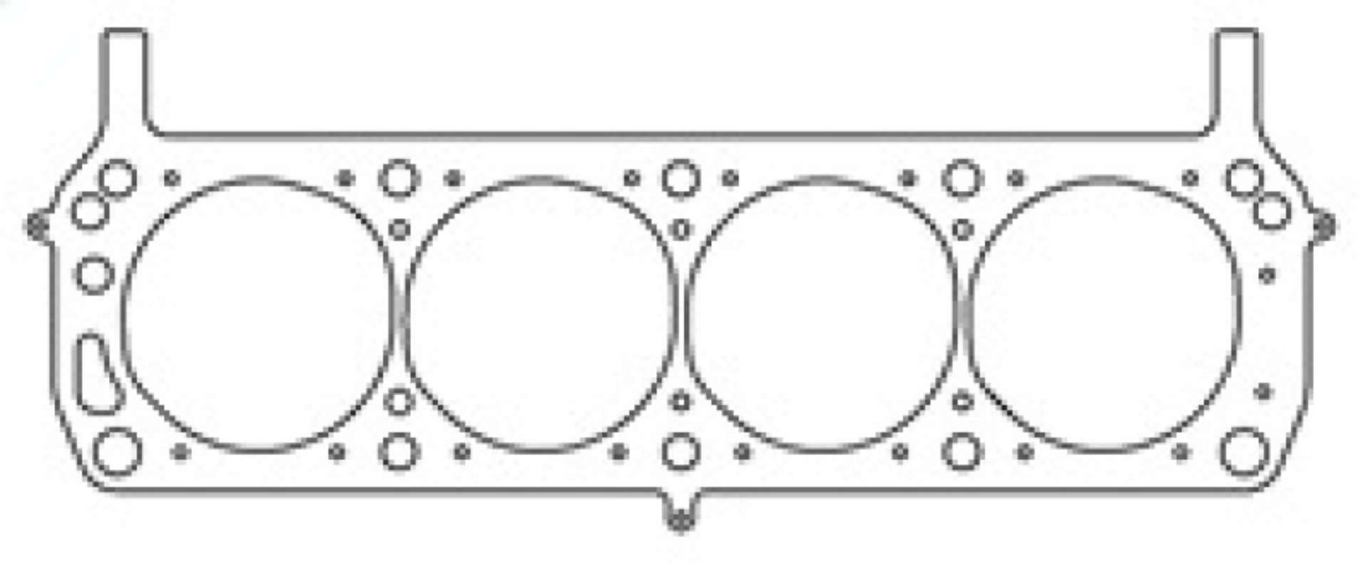 Picture of Cometic Ford 302-351 SVO 4-125 Bore -040in MLS Left Side Head Gasket