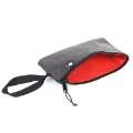 Picture of Go Rhino XVenture Gear Zipped Pouch - Large 12in- Wide Pocket - 6-5in- Hand Strap Canvas - Black