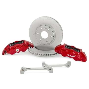 Picture of Alcon 19+ Silverado-Sierra 20+ Suburban-Tahoe-Yukon-Esc 355x33mm 6-Piston Red Caliper FRT Brake Kit