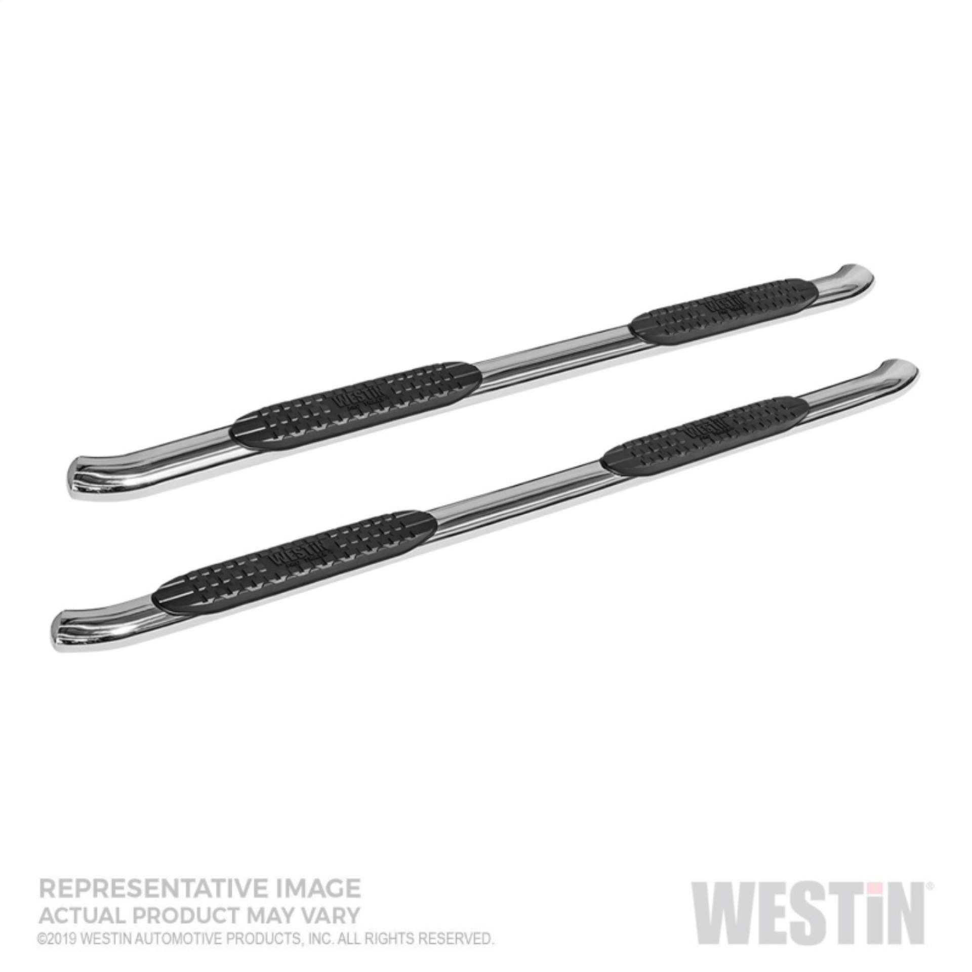 Picture of Westin 19-22 Chevy Silverado1500 Double Cab Excl 19 LD PRO TRAXX 4 Oval Nerf Step Bars -SS