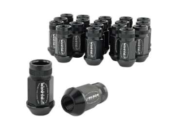 Picture of Skunk2 12x1-25 Forged Lug Nut - Black Set of 20