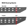 Picture of Go Rhino RB20 Slim Running Boards - Universal 87in- - Tex- Blk