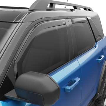 Picture of EGR 21-22 Ford Bronco Sport 4 Door In-Channel Window Visors - Dark Smoked 573561